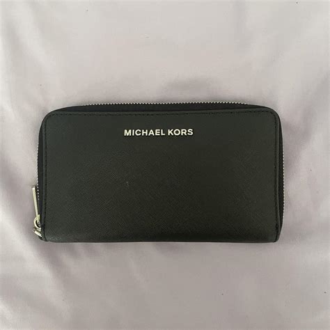 chain wallet michael kors|michael kors dark silver wallet.